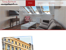 Tablet Screenshot of apartment-in-leipzig.de